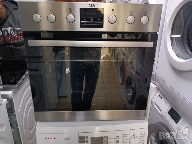 Иноксова печка за вграждане АЕГ Aeg с две години гаранция!, снимка 8 - Печки, фурни - 52004699