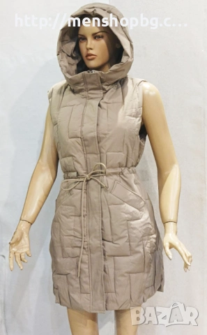 Дамски елек код 890 - светло кафяв