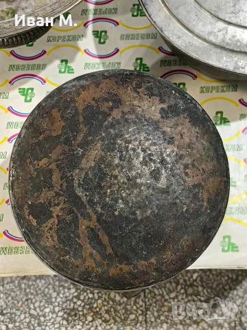 медни съдове ( котел, бонбониера и тенджера) , снимка 9 - Антикварни и старинни предмети - 53260313