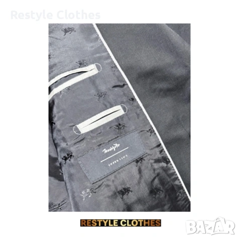 Елегантно мъжко сако Paul Kehl Slim fit (Marzotto Super 120's), снимка 4 - Сака - 53852755