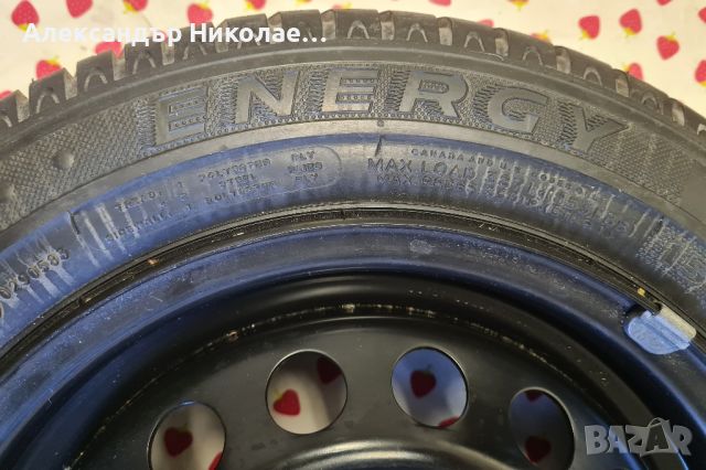 Резервна гума Michelin, снимка 2 - Гуми и джанти - 45276418