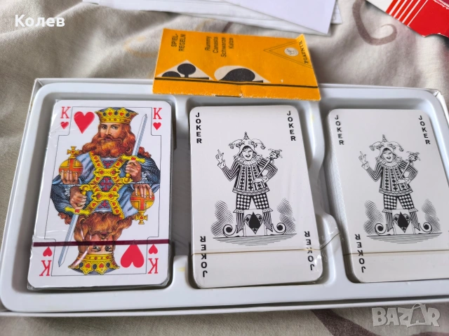 Карти за игра piatnik -3 комплекта с кутия., снимка 2 - Карти за игра - 53484293