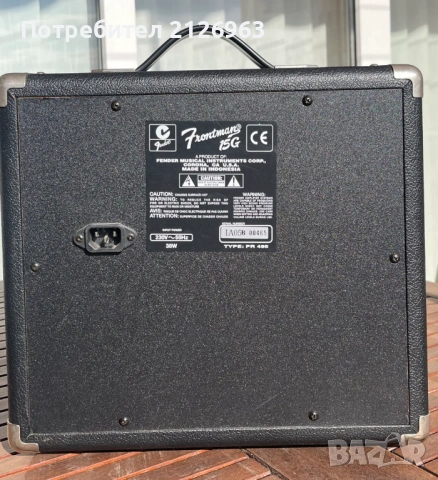 Продава 15-ватов  усилвател за китара Fender 15G , снимка 4 - Китари - 53629979