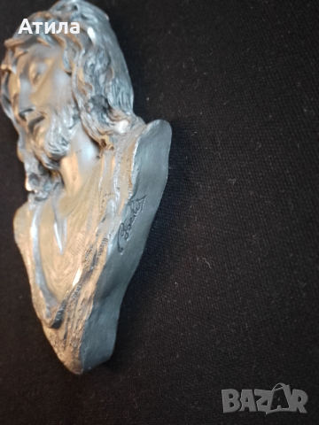 Исус Христос релеф метал, снимка 3 - Антикварни и старинни предмети - 52679710