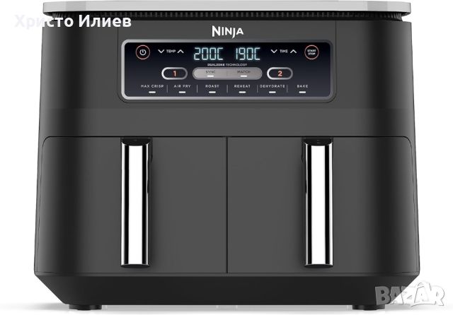 Фритюрник с горещ въздух Ninja AF300EU, 2470W, 7.6 л, 6 програми