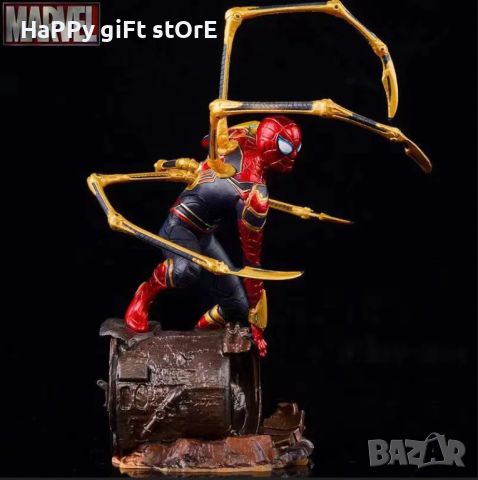 Статуетка Marvel: Спайдър-Мен - Spider Man (hero Collection), екшън фигура 24 cm , снимка 3 - Фигурки - 46481457
