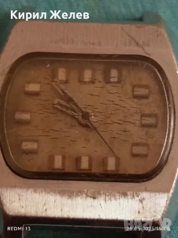 Стар механичен часовник мъжки СССР за части ремонт КОЛЕКЦИЯ 48073, снимка 3 - Антикварни и старинни предмети - 50420879