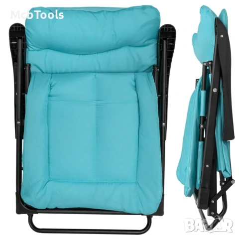 Походно легло сгъваемо – тип шезлонг, снимка 10 - Къмпинг мебели - 46707269