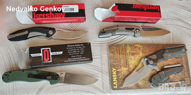 Kershaw Layup/Norad/Tumbler, CRKT, Ontario Rat 1, Lansky, Real Steel, снимка 2 - Ножове - 54043992