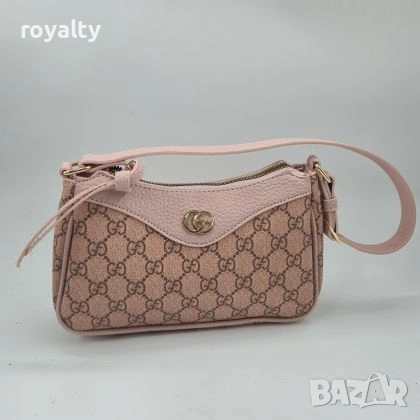 Gucci Нова Розова Дамска Кожена Чанта Гучи 