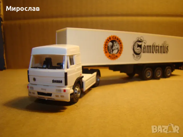 IGRA H0 1/87 LIAZ SKODA EUROPE КАМИОН МОДЕЛ КОЛИЧКА ТИР, снимка 2 - Колекции - 48942739