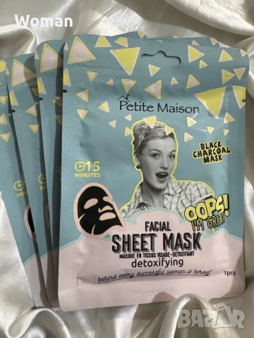 Шийт маски за лице , снимка 4 - Козметика за лице - 52720554