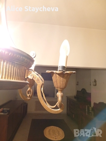 Полилей месинг , снимка 3 - Антикварни и старинни предмети - 51878868