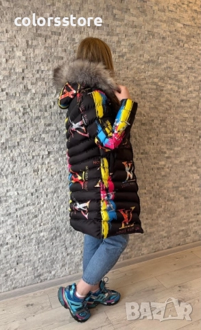 Дамско зимно яке с Естествен пух Louis Vuitton/IM64l, снимка 2 - Якета - 52408643