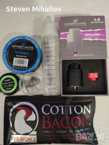 Атомайзер - Vandy Vape Bonza RDA Atomiser, снимка 1 - Друга електроника - 46242388