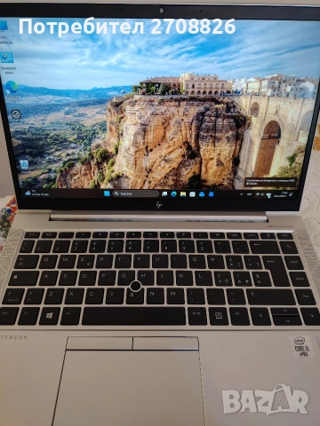 Само за 499 евро ! Лаптоп HP EliteBook 840 G8 i5, 8GB 256GB Windows 11, снимка 2 - Лаптопи за работа - 53753340