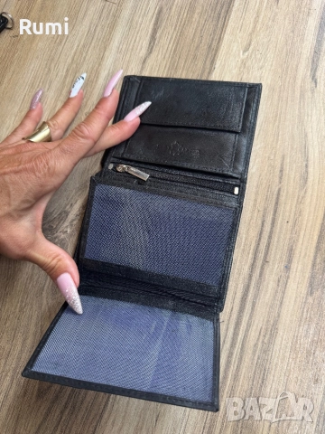 Бутиков черен мъжки портфейл от естествена кожа  !, снимка 6 - Портфейли, портмонета - 52179879