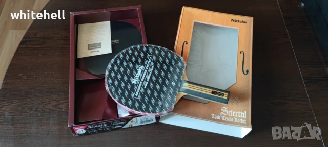 Хилка за тенис на маса Nittaku Acoustic Inner Carbon G-Revision ST + Fastarc G-1