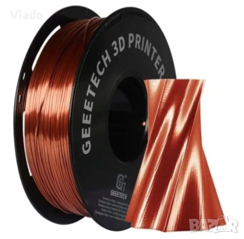 PLA филамент Geeetech Gold , Silk Copper , Silk Bronze Rainbow, снимка 8 - Друга електроника - 46708899