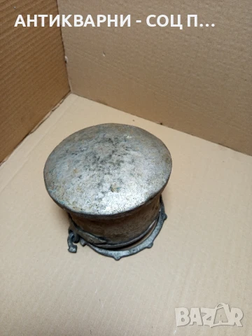 Старо Ръчно Ковано Малко Медно Менче Котле 1.5лт., снимка 6 - Антикварни и старинни предмети - 51302462