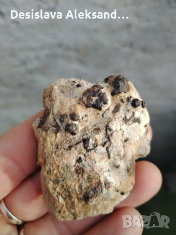 Лот от три образеца: аметист, мангано-калцит, гранат алмандин, много изгодно , снимка 4 - Колекции - 52991164