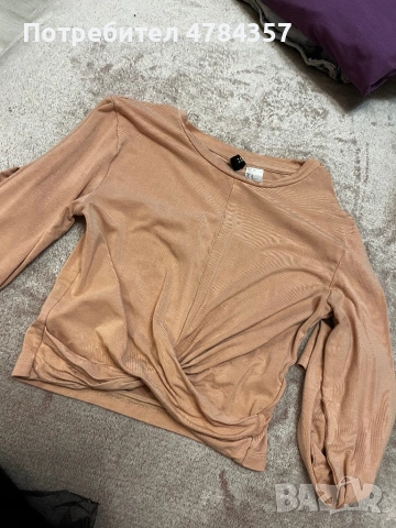 Дамска лека блуза с дълъг ръкав