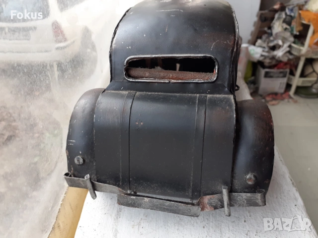 Стара ламаринена кола автомобил Ситроен играчка, снимка 7 - Антикварни и старинни предмети - 53431340