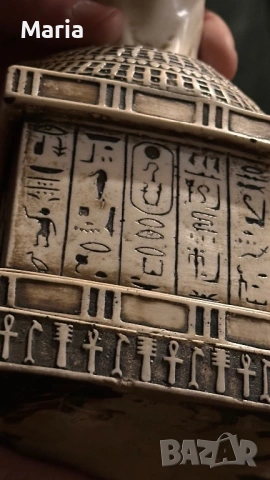 Декоративен бюст Нефертити – полирезин, винтидж визия“, снимка 3 - Декорация за дома - 53350918