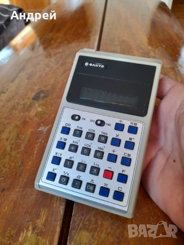 Стар калкулатор Sanyo CZ-8106, снимка 2 - Други ценни предмети - 53441720