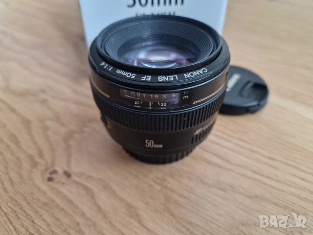 НЕ Работещ Canon EF 50mm f/1.4 USM, снимка 7 - Обективи и филтри - 53244401