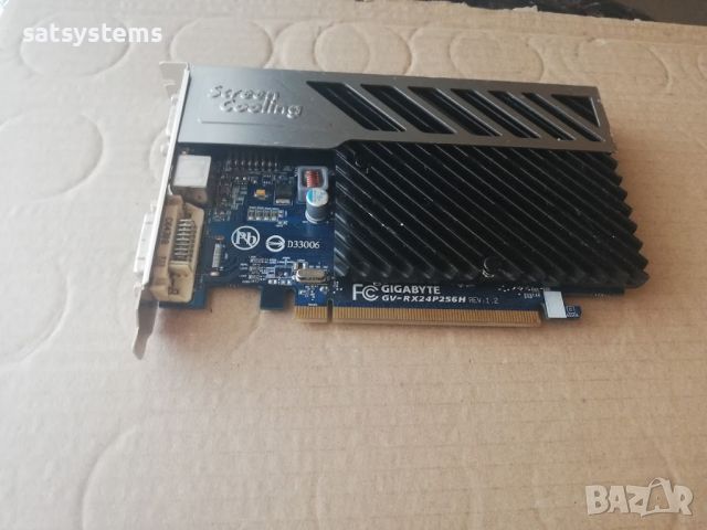 Видео карта ATi Radeon Gigabyte HD 2400 Pro 256MB GDDR2 64bit PCI-E, снимка 5 - Видеокарти - 46232942