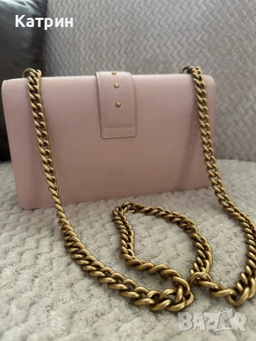 Чанта PINKO - естествена кожа, снимка 3 - Чанти - 53130607