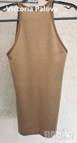 Елегантен топ халтер RALPH LAUREN, американско рамо, 100% памук, Перу, снимка 6 - Корсети, бюстиета, топове - 53983235