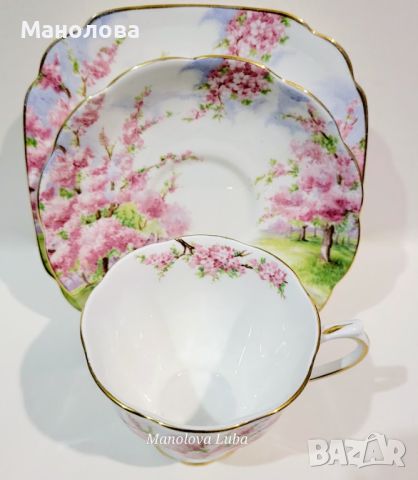 Троен комплект Royal Albert „Blossom Time“, снимка 12 - Колекции - 45331859