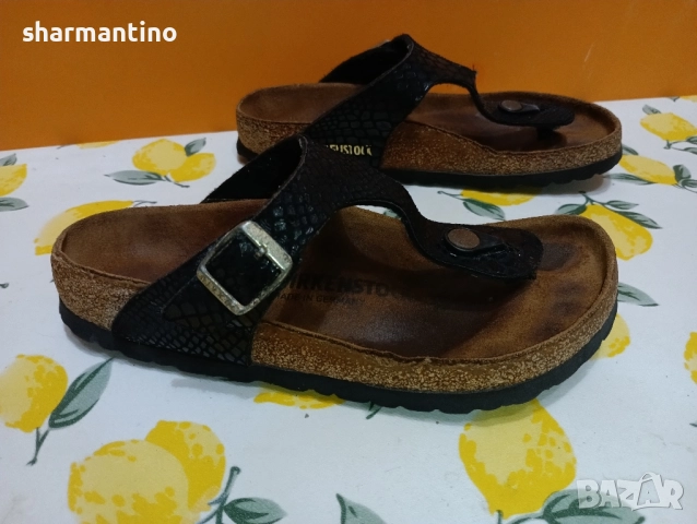 Birkenstock Germany N 36 кожени , снимка 5 - Чехли - 51449173
