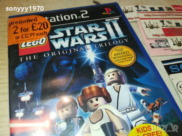 STAR WARS II LEGO PS2 GAME 1007241534, снимка 5 - Игри за PlayStation - 46537502