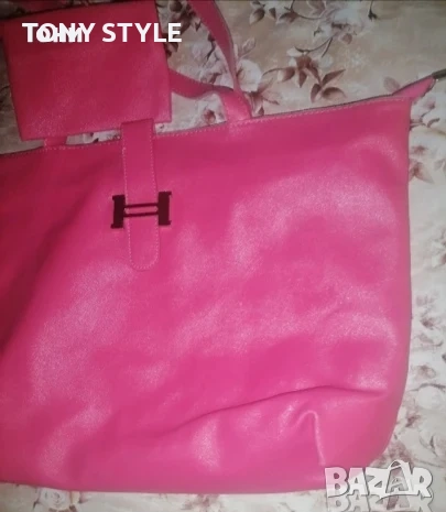 Нова Кожена Дамска Голяма Чанта , снимка 4 - Чанти - 51696813