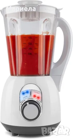 MEDION MD16411, Немски Блендер Нагряващ Бял/Прозрачен 800 W , Уред за супи , Блендер Нагряващ, снимка 4 - Блендери - 49728633