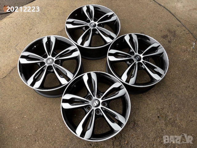 4 броя алуминиеви джанти за Hyundai ix35, Коna,Tucson,Elantra,IONIQ 17, снимка 5 - Гуми и джанти - 52825284
