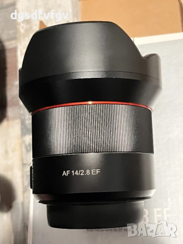 Samyang AF 14mm F2.8 за Canon EF , снимка 5 - Обективи и филтри - 38684071