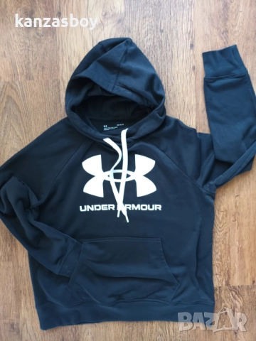 Under Armour Fleece Big Logo Hoodie - страхотно мъжко горнище р-р L, снимка 6 - Суичъри - 51963453