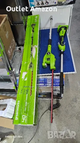 акумулаторен храсторез greenworks , снимка 2 - Градинска техника - 50203136