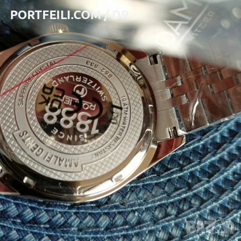 Часовник Roamer, Swiss Made, сапфир, 100м, чисто нов, bi-color, снимка 7 - Мъжки - 54244539