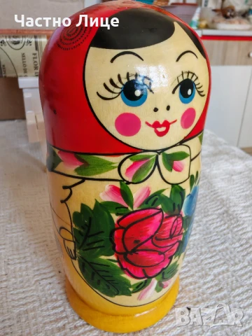 Комплект Шест Руски Соц СССР Кукли Матрьошки 1980те г., снимка 4 - Антикварни и старинни предмети - 51062204