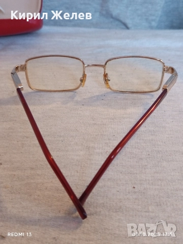 Модерни диоптрични очила позлатени с калъф стилен дизайн 51112, снимка 4 - Слънчеви и диоптрични очила - 51923325
