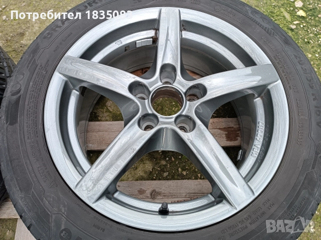 Лети джанти 16ки 5х110 Alutec + летни гуми 205/55/16 Barum, снимка 7 - Гуми и джанти - 52817237