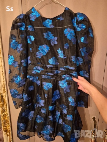 НОВА РОКЛЯ НА ZARA от черна органза 