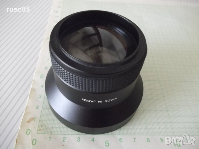 Видеоконвертор "0,7X VIDE CONVERTER" японски нов, снимка 3 - Обективи и филтри - 52030413