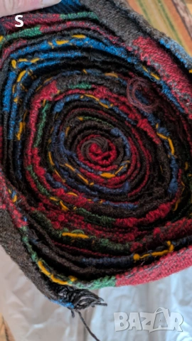 Черга вълнена ръчно тъкана, снимка 2 - Пътеки - 53948970