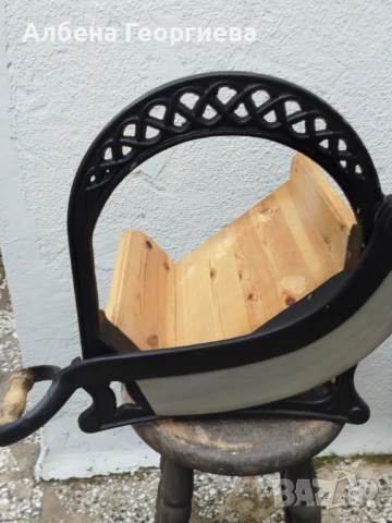 Немска дървена   ретро гилотина , снимка 7 - Колекции - 53028269